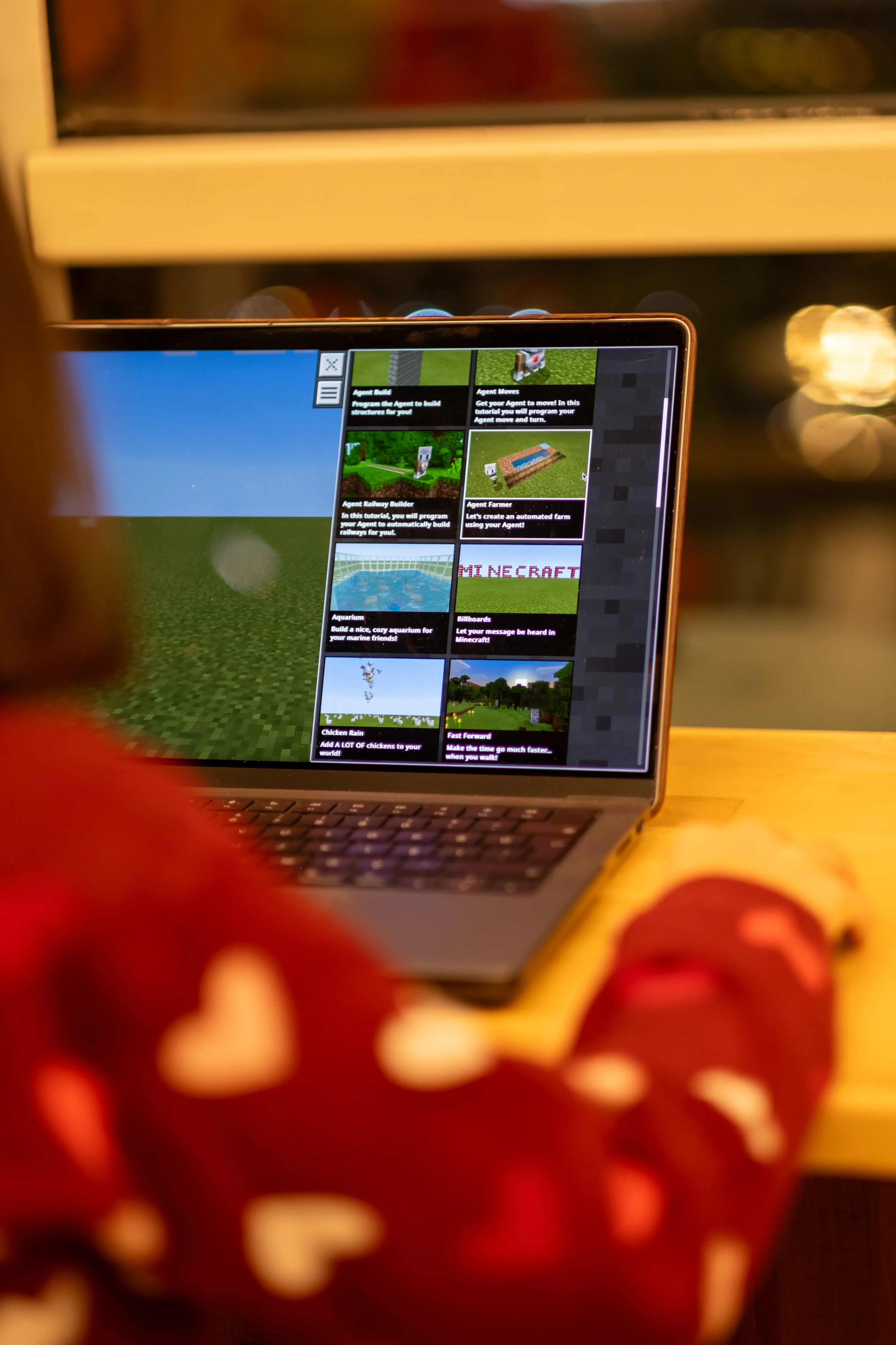 Designing virtual worlds in Minecraft