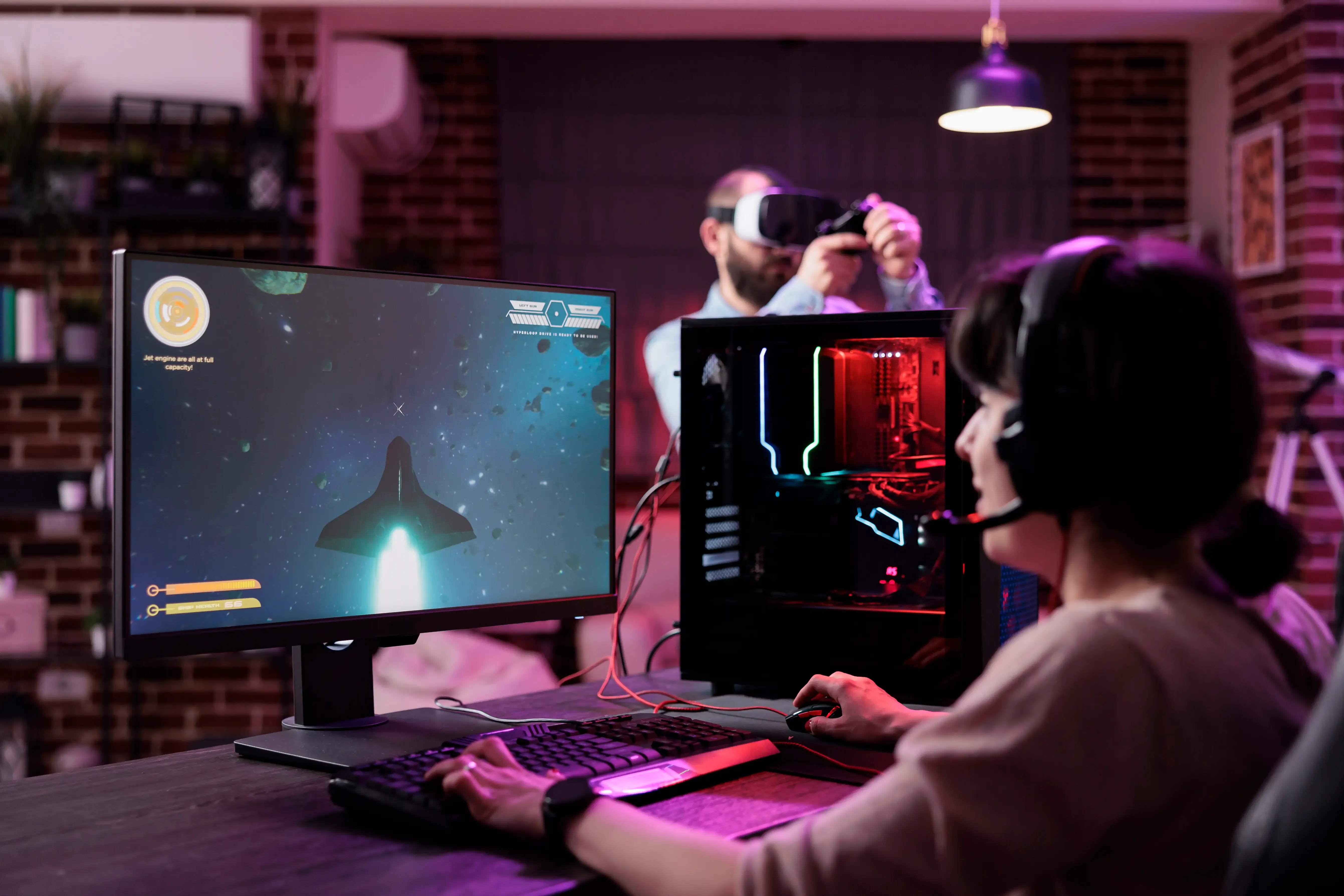 Kids developing games using Unity