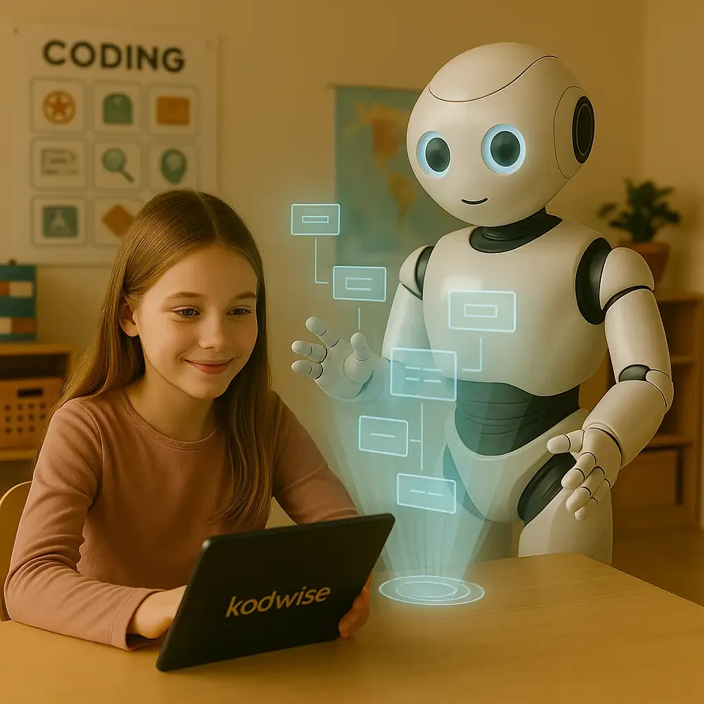 child learning AI and data science